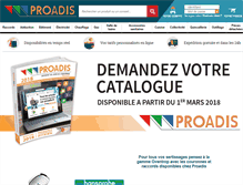 Tablet Screenshot of proadis.fr